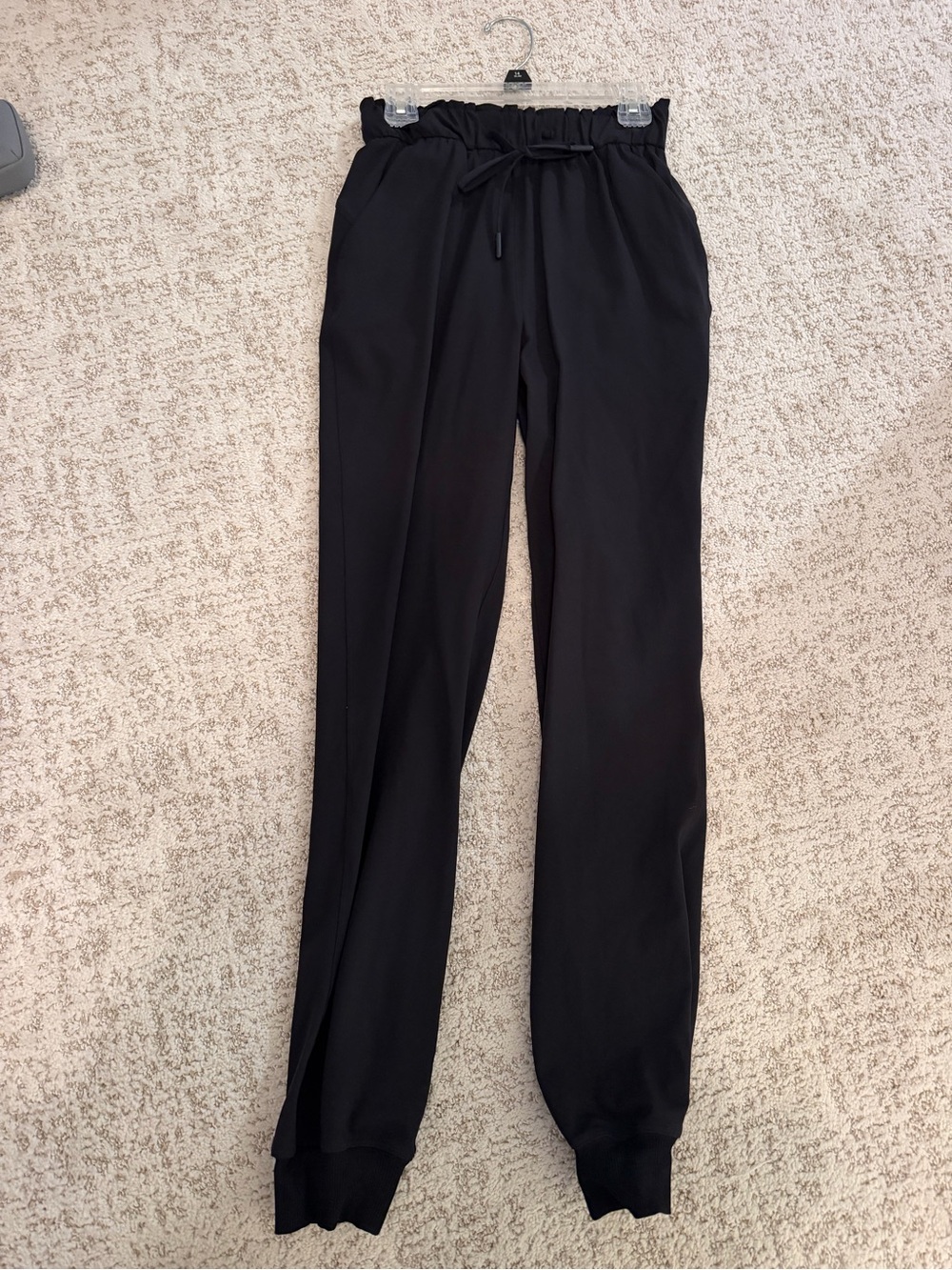 lululemon athletica Black Drawstring Waist Joggers
